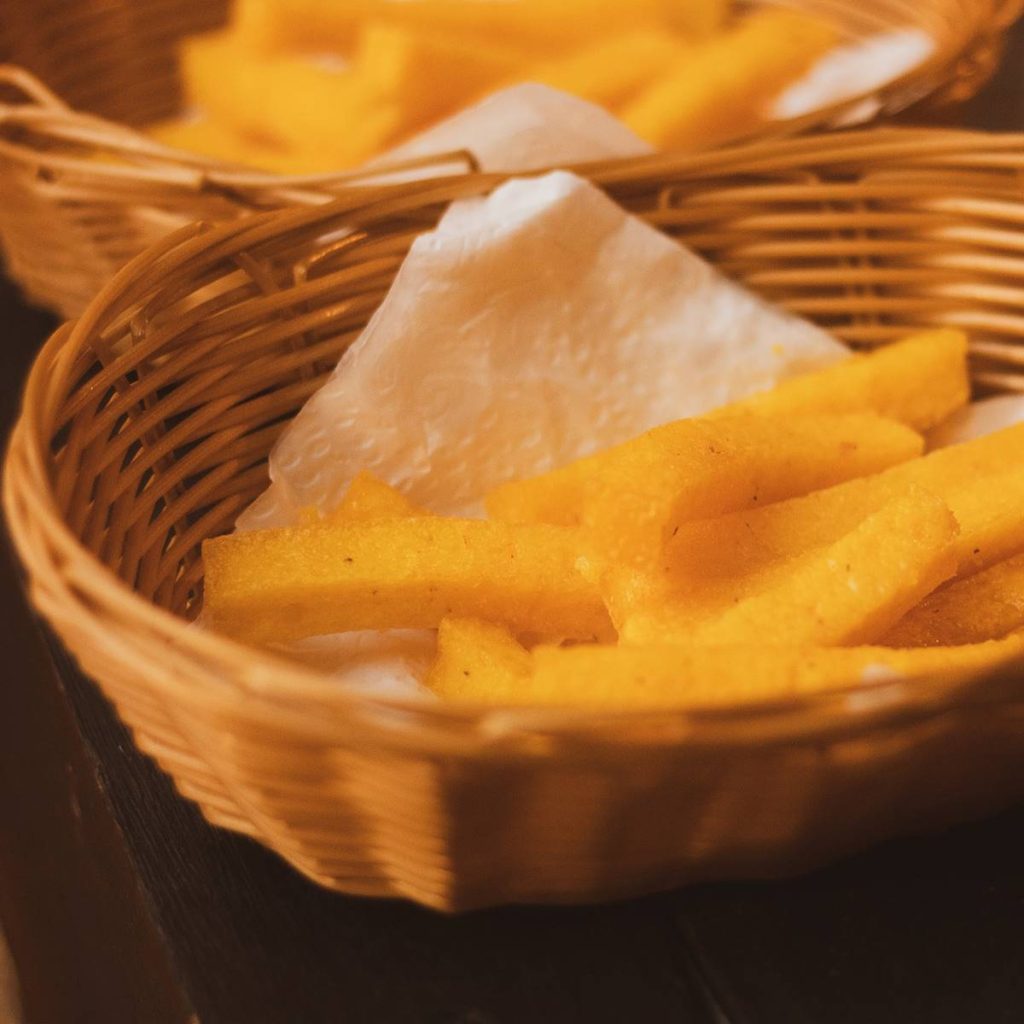 Make your own chips and gluten-free pizza with polenta