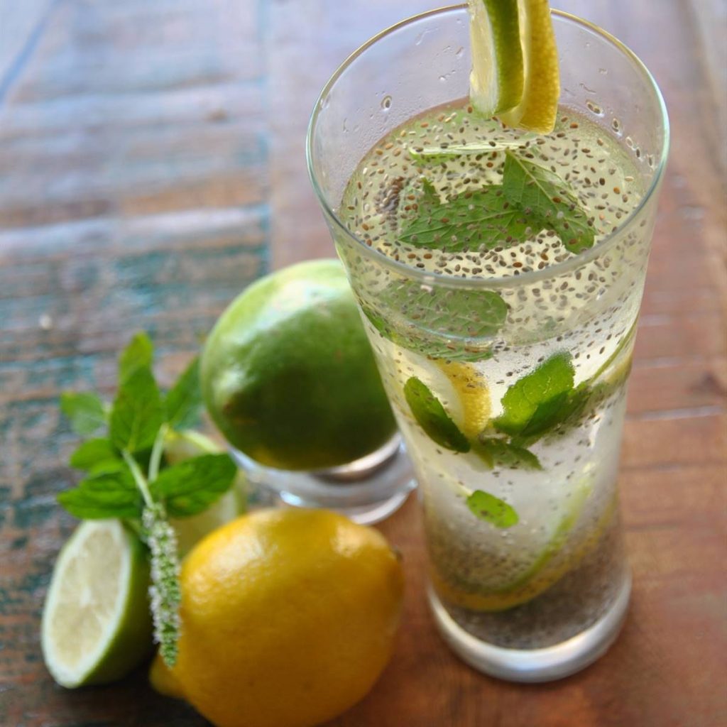 How is chia water made and what is it used for